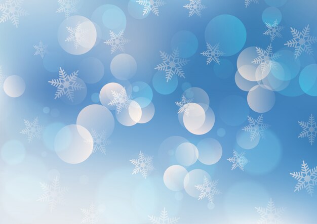 Free vector christmas snowflakes