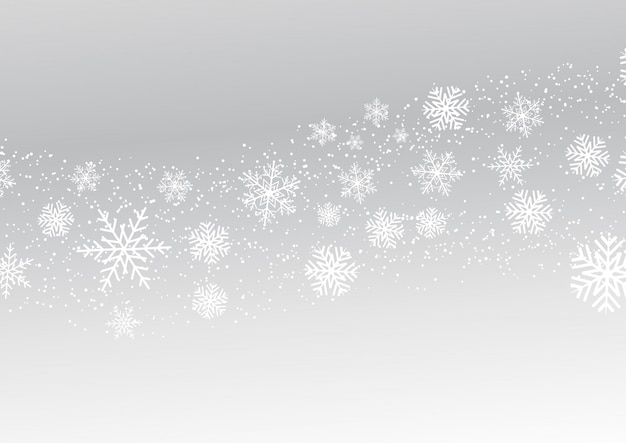 Бесплатное векторное изображение Рождественские снежинки
