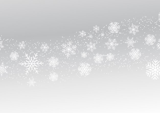 クリスマスの雪片