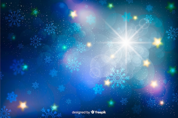 Free vector christmas sparkling background