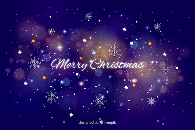 Free vector christmas sparkling background