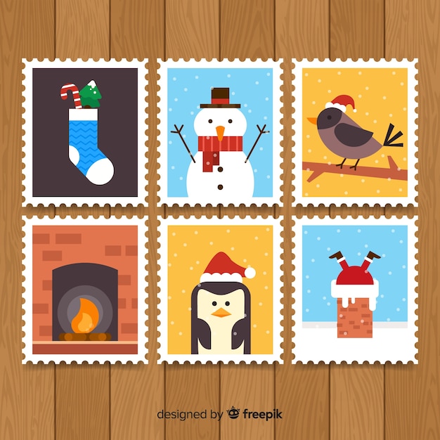 Christmas stamp pack