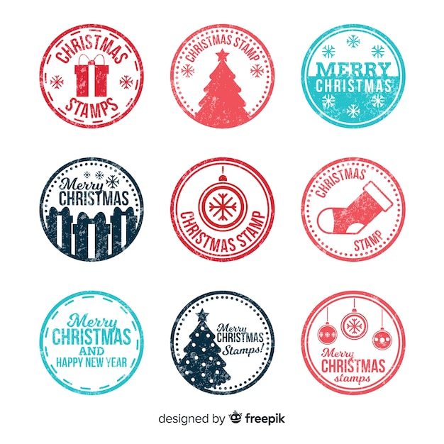 Christmas stamps collection