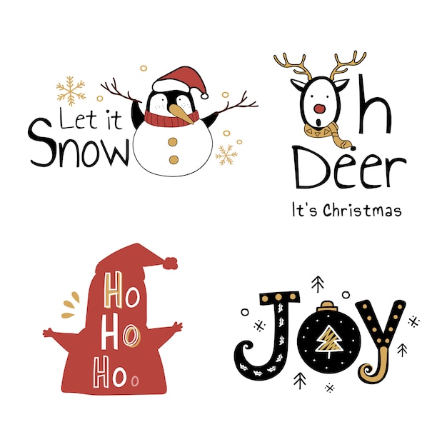 Christmas stickers 