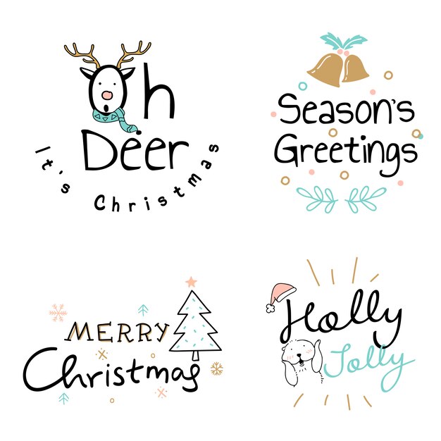 Christmas stickers 