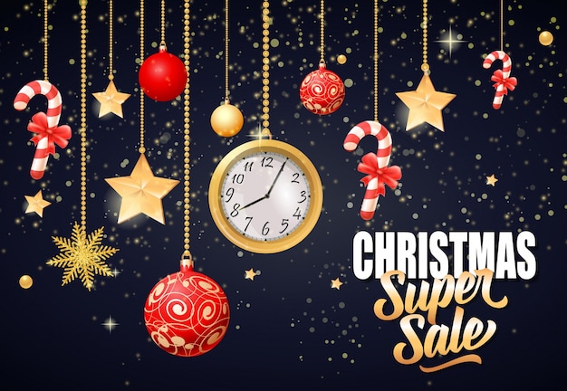 Christmas Super Sale Inscription