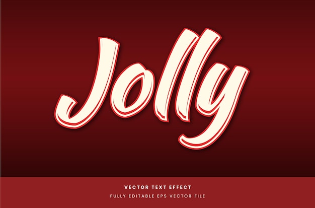 Christmas text effect