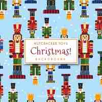 Free vector christmas toy background