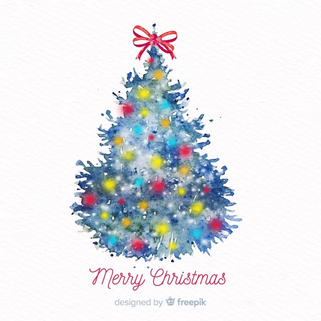 Christmas tree background