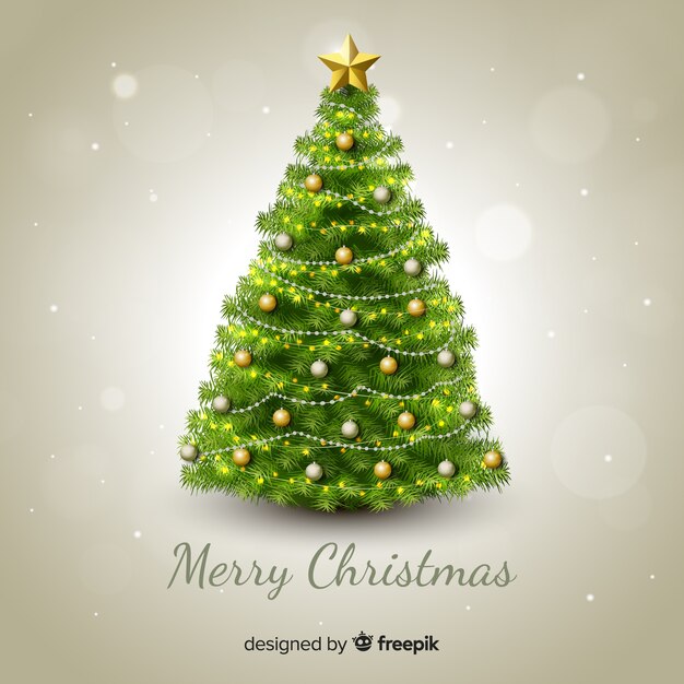 Christmas tree background