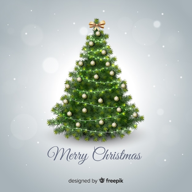 Christmas tree background