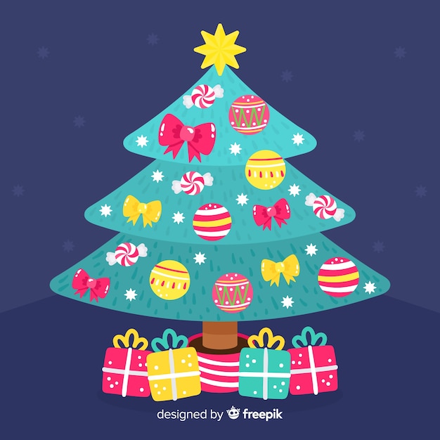 Christmas tree background