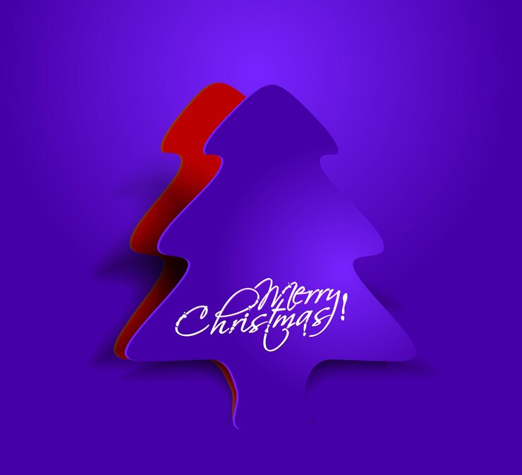Free Vector christmas tree background