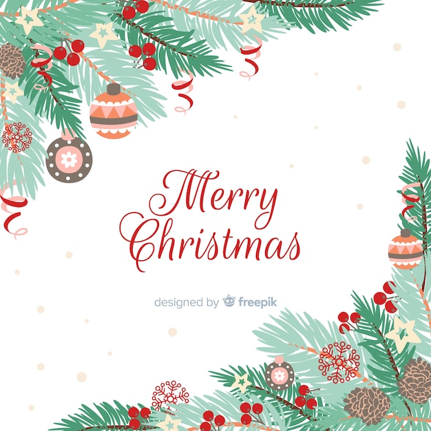 Download Free Christmas tree branches background SVG DXF EPS PNG ...