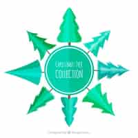 Free vector christmas tree collection