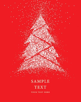 Free Vector | Polygonal christmas tree vector