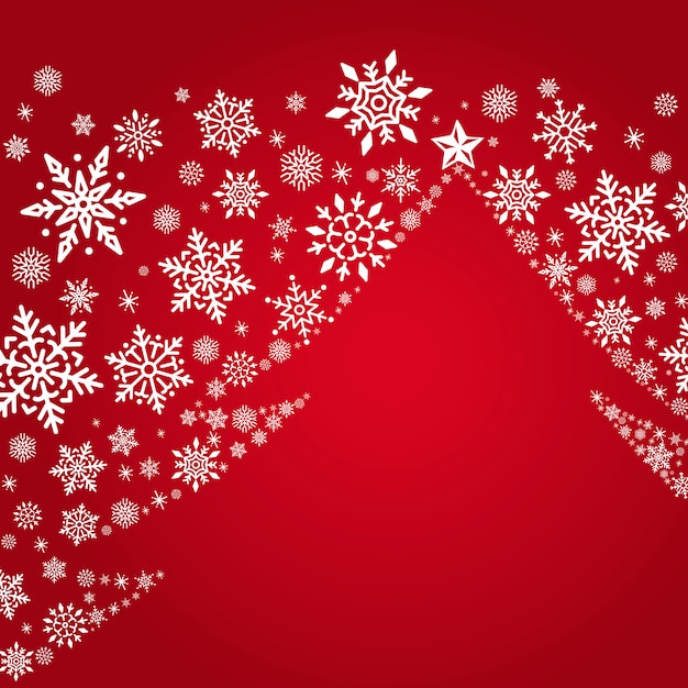 Christmas tree holiday design background vector