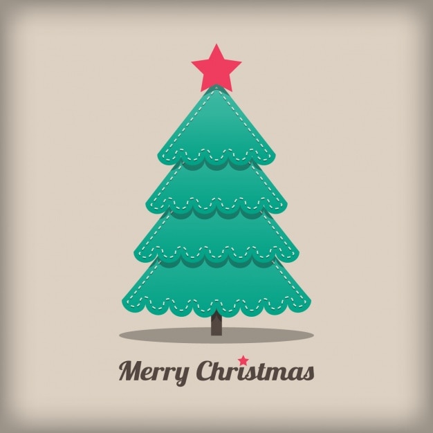 Free vector christmas tree