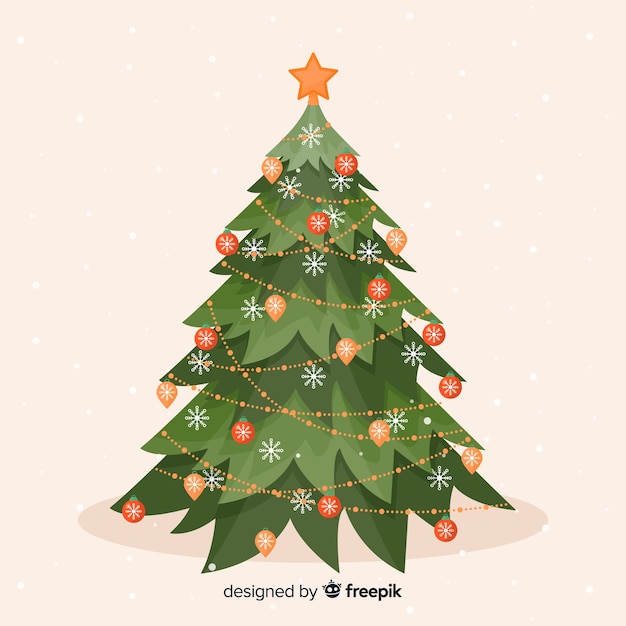 Free vector christmas tree