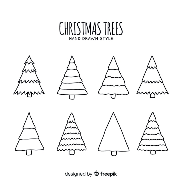 Christmas trees collection