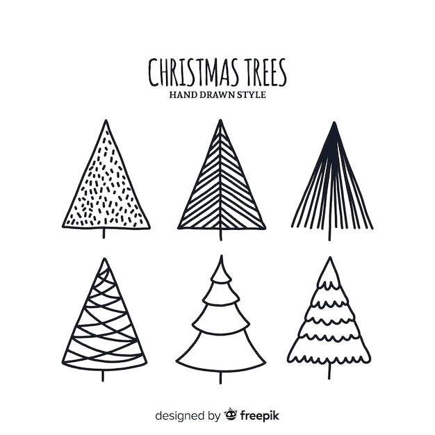 Christmas trees collection