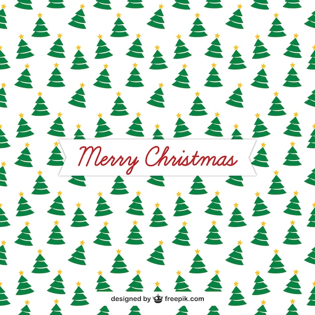 Christmas trees pattern