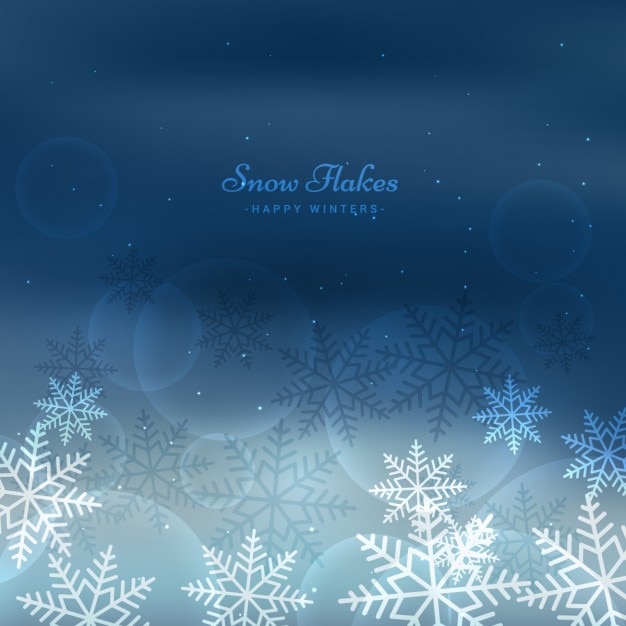 Christmas winter snowflakes