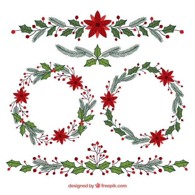 Christmas wreath set