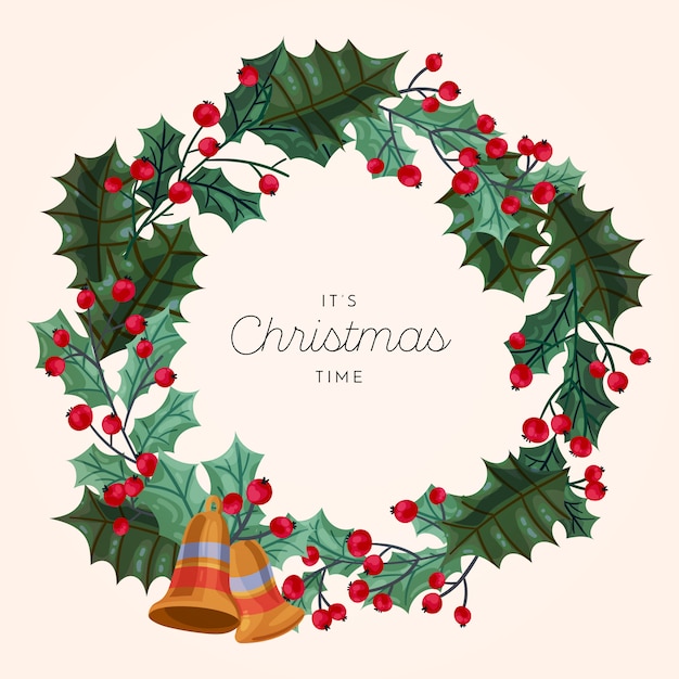 Free vector christmas wreath