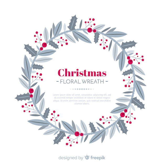 Free vector christmas wreath