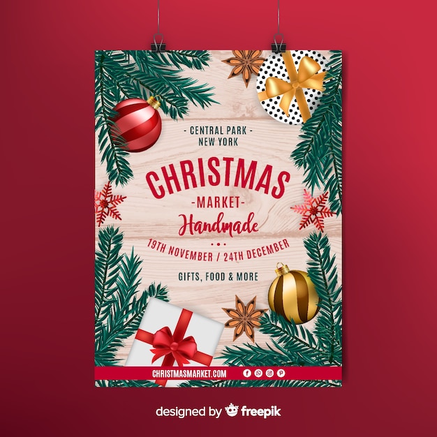 Christmast market poster