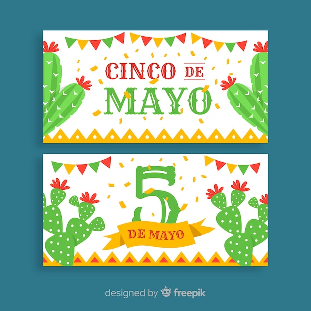 Banner di cinco de mayo