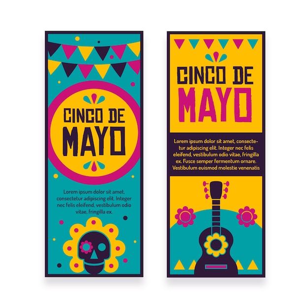 Cinco de mayo banners