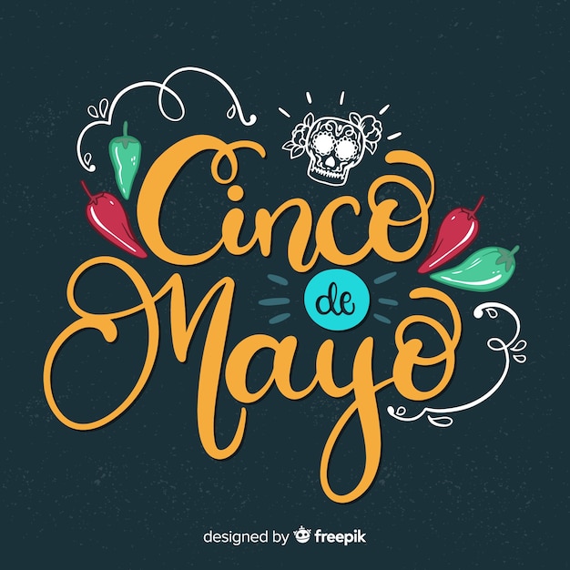 Vettore gratuito cinco de mayo