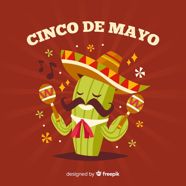 Vettore gratuito cinco de mayo