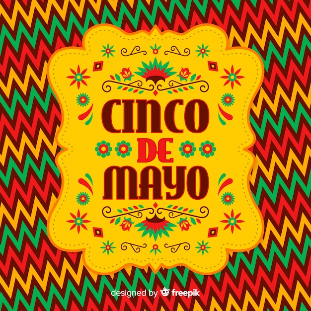 Vettore gratuito cinco de mayo