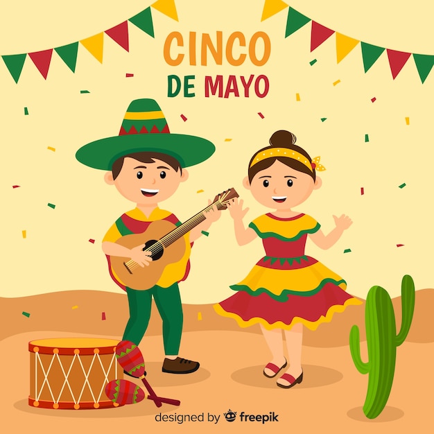 Free vector cinco de mayo