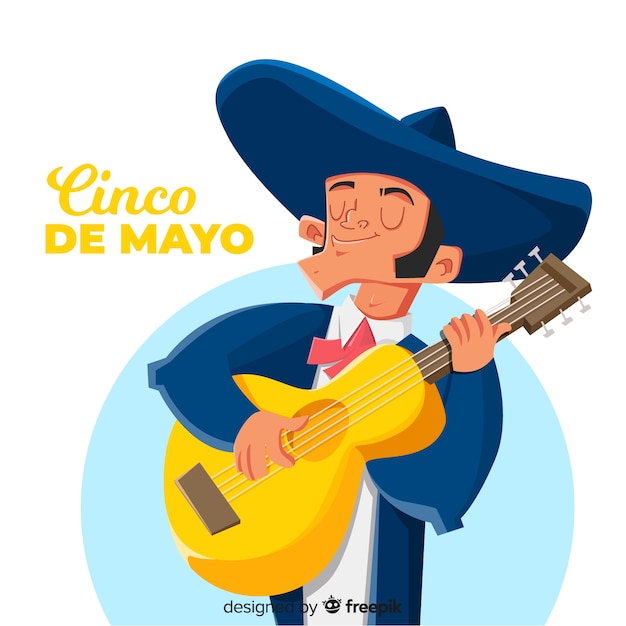 Vettore gratuito cinco de mayo