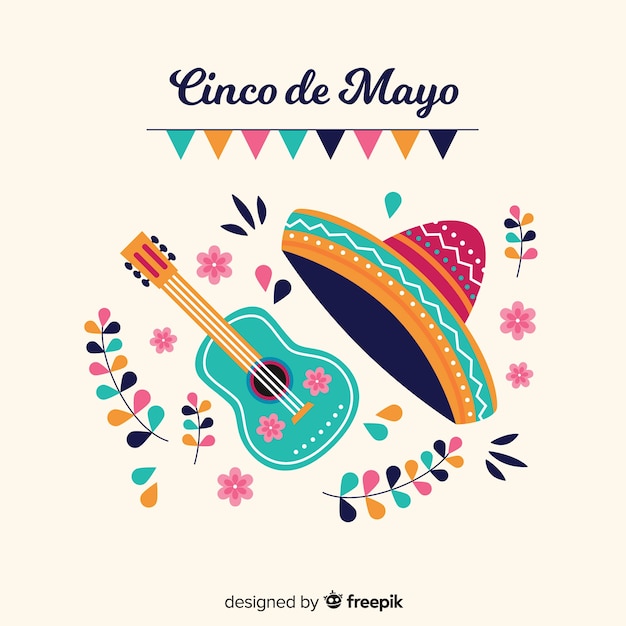 Бесплатное векторное изображение Синко де майо