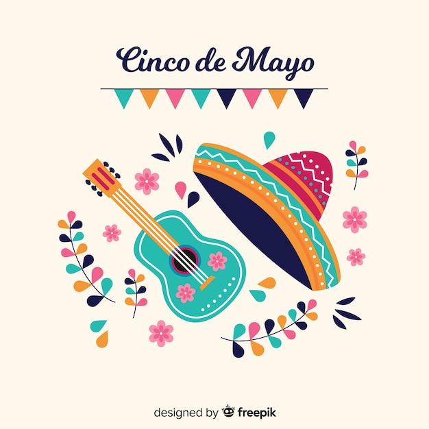 Vettore gratuito cinco de mayo