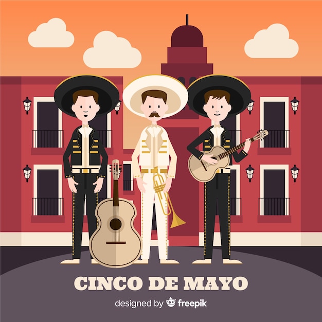 Vettore gratuito cinco de mayo