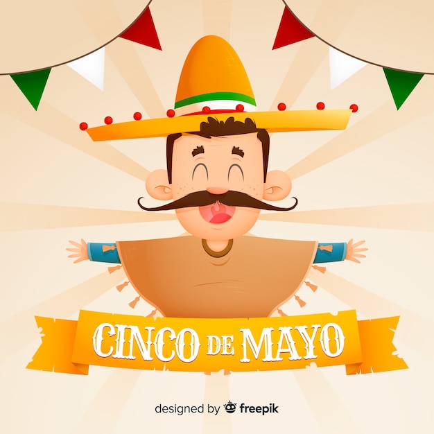 Vettore gratuito cinco de mayo