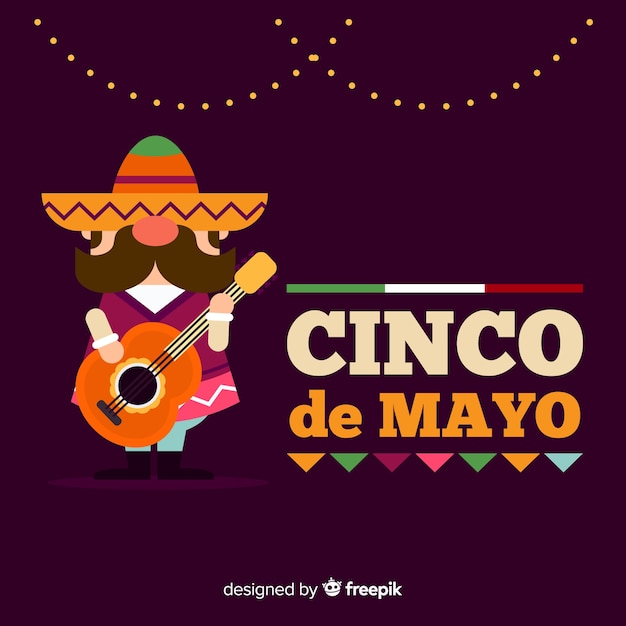 Vettore gratuito cinco de mayo