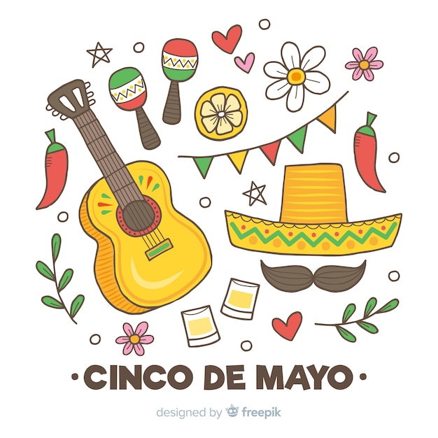 Free vector cinco de mayo