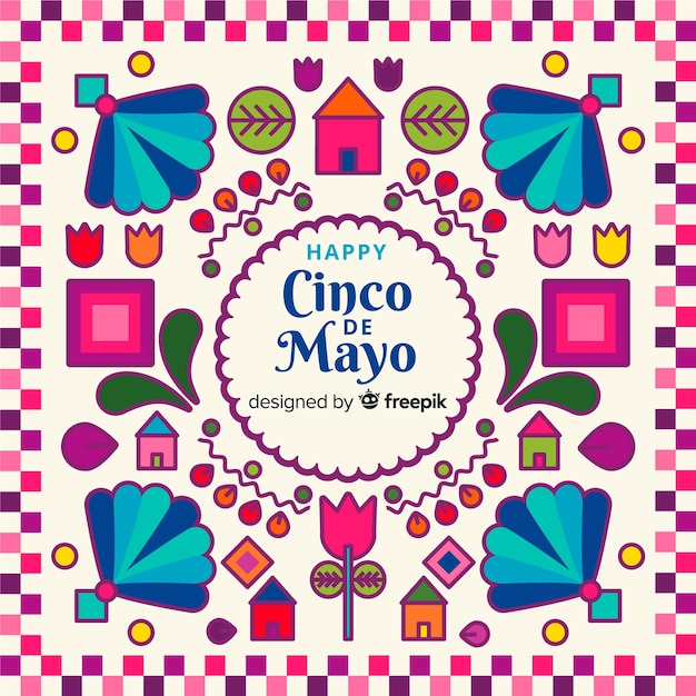 Vettore gratuito cinco de mayo