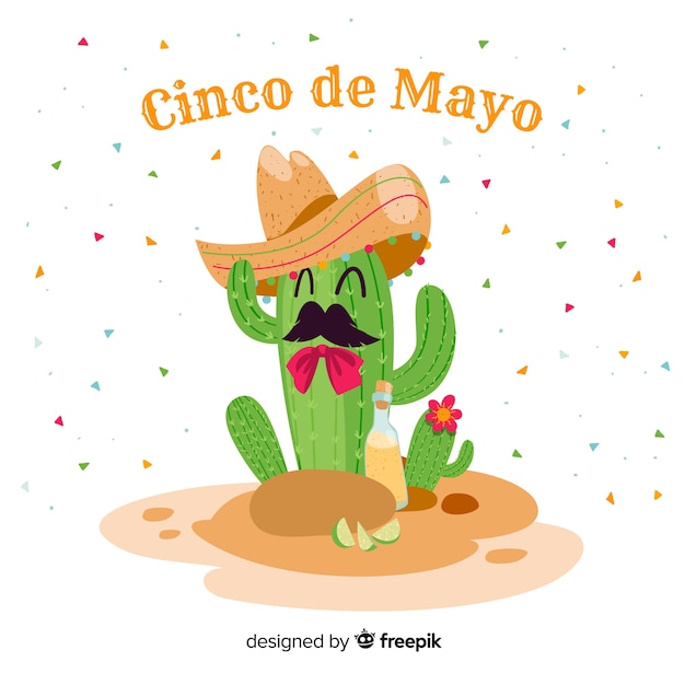 Vettore gratuito cinco de mayo