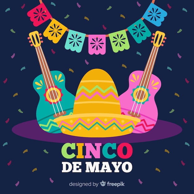 Vettore gratuito cinco de mayo