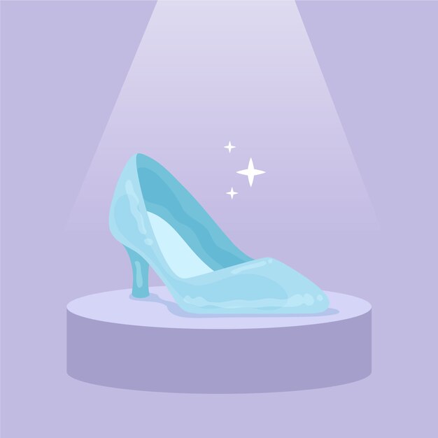 Cinderella glass shoe concept