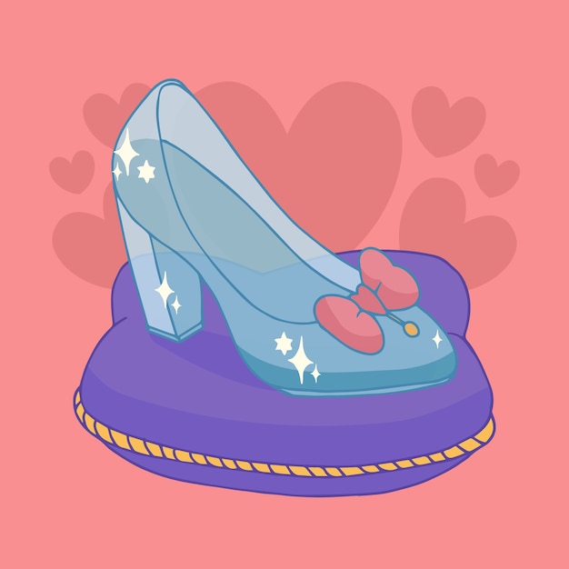 Cinderella glass shoe theme