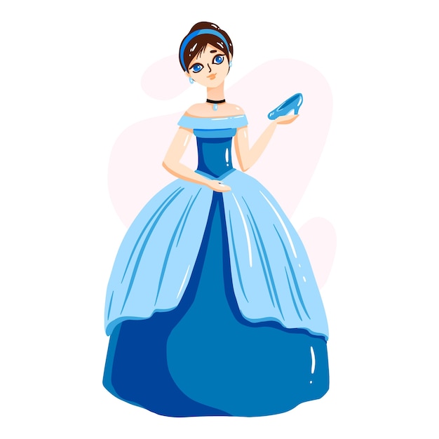 Cinderella illustrated concept